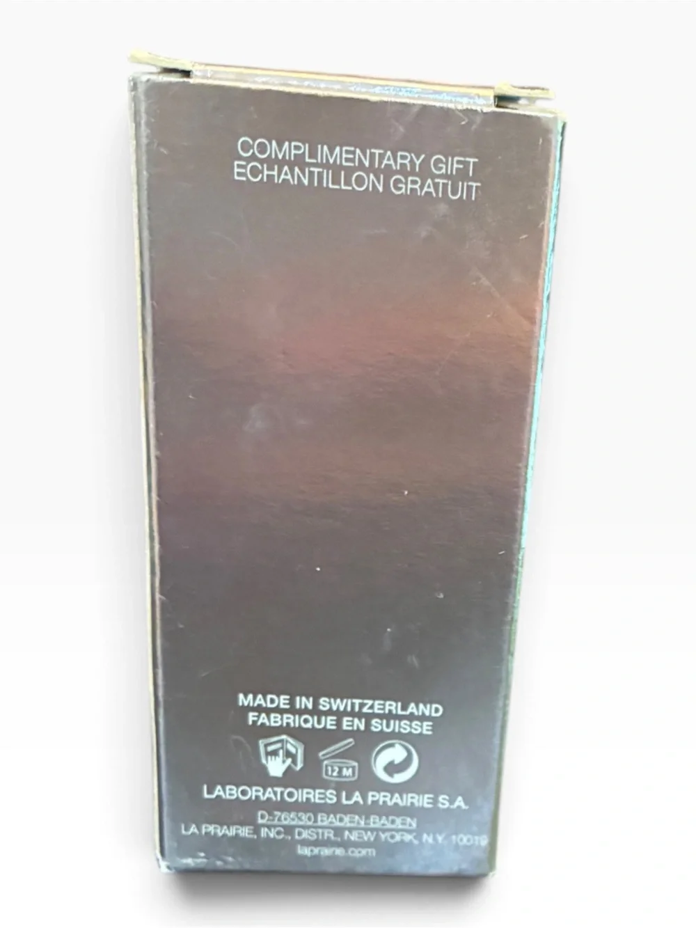 NIB La Prairie Skin Caviar Luxe Cream Sheer 5ml Travel Size .17oz Luxury Skincar